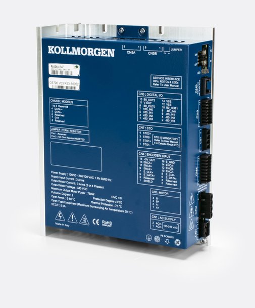 Kollmorgen introduces the P80360 stepper drive with closed-loop position control